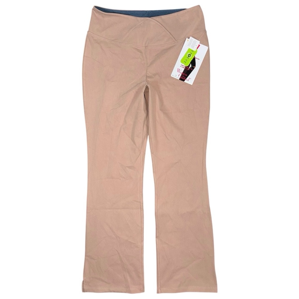 NWT Women with Control Elite Prime Stretch Denim Flare Pants Driftwood Size 16